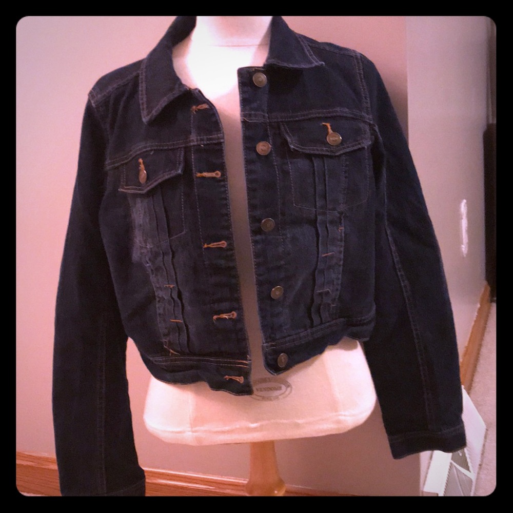 Dark blue denim jacket